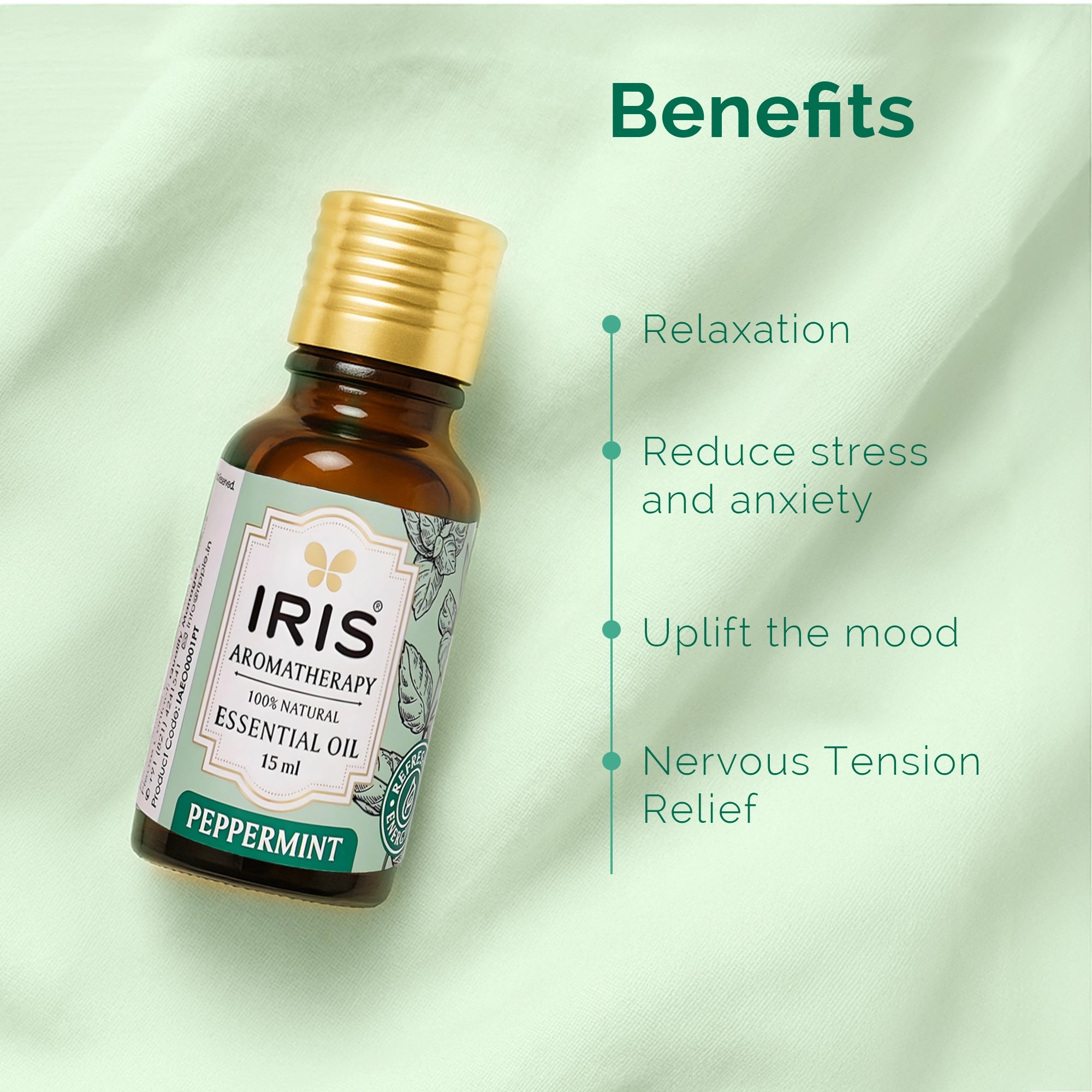 IRIS Aromatherapy Peppermint Essential Oil