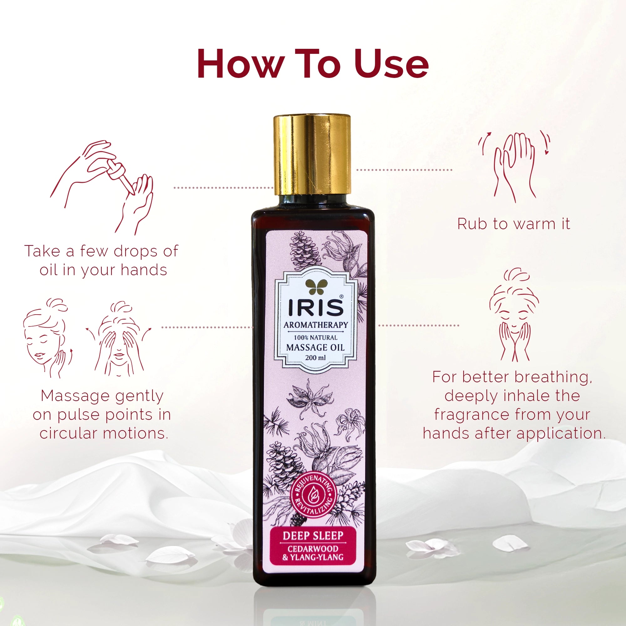 IRIS Aromatherapy Deep Sleep Massage Oil