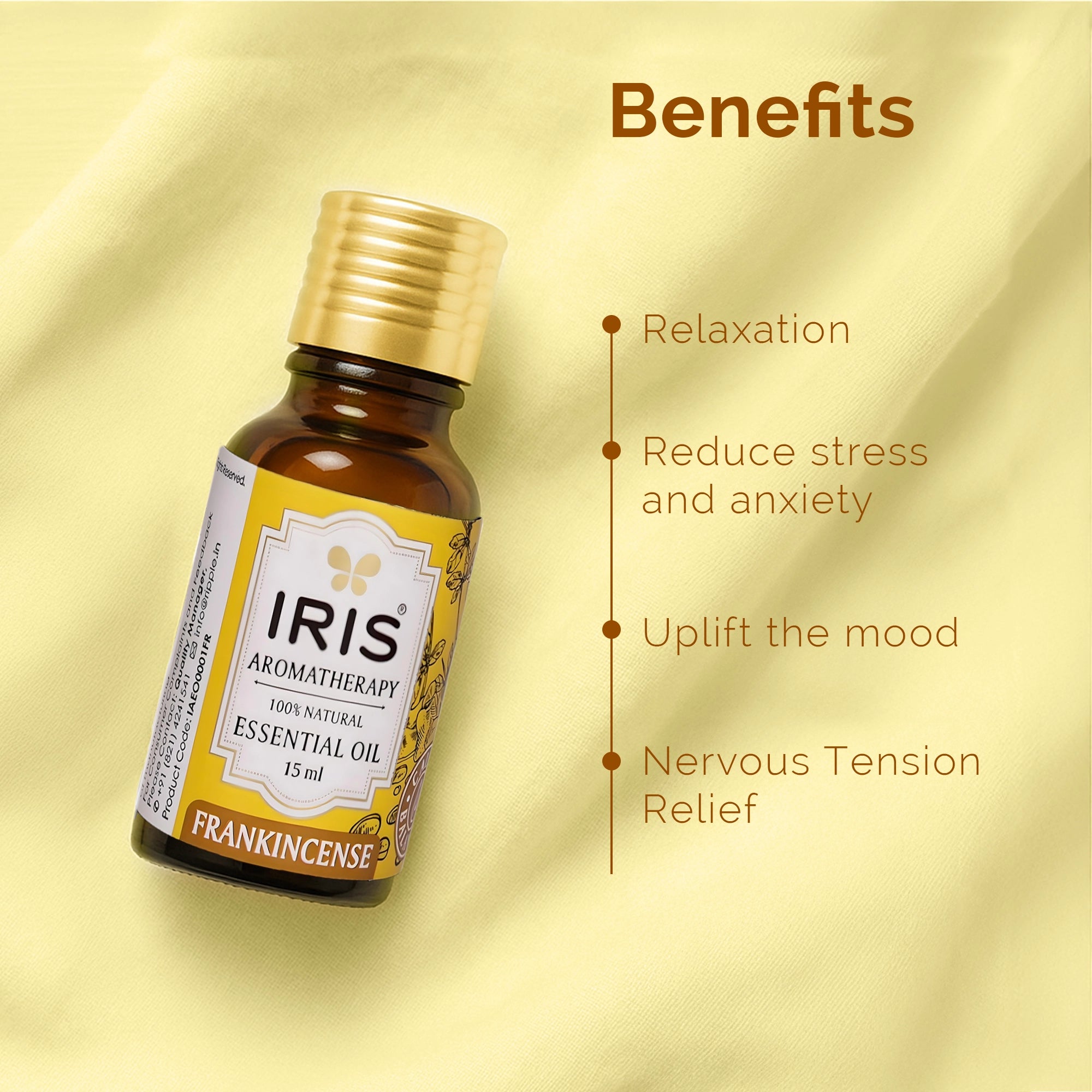 IRIS Aromatherapy Frankincense Essential Oil