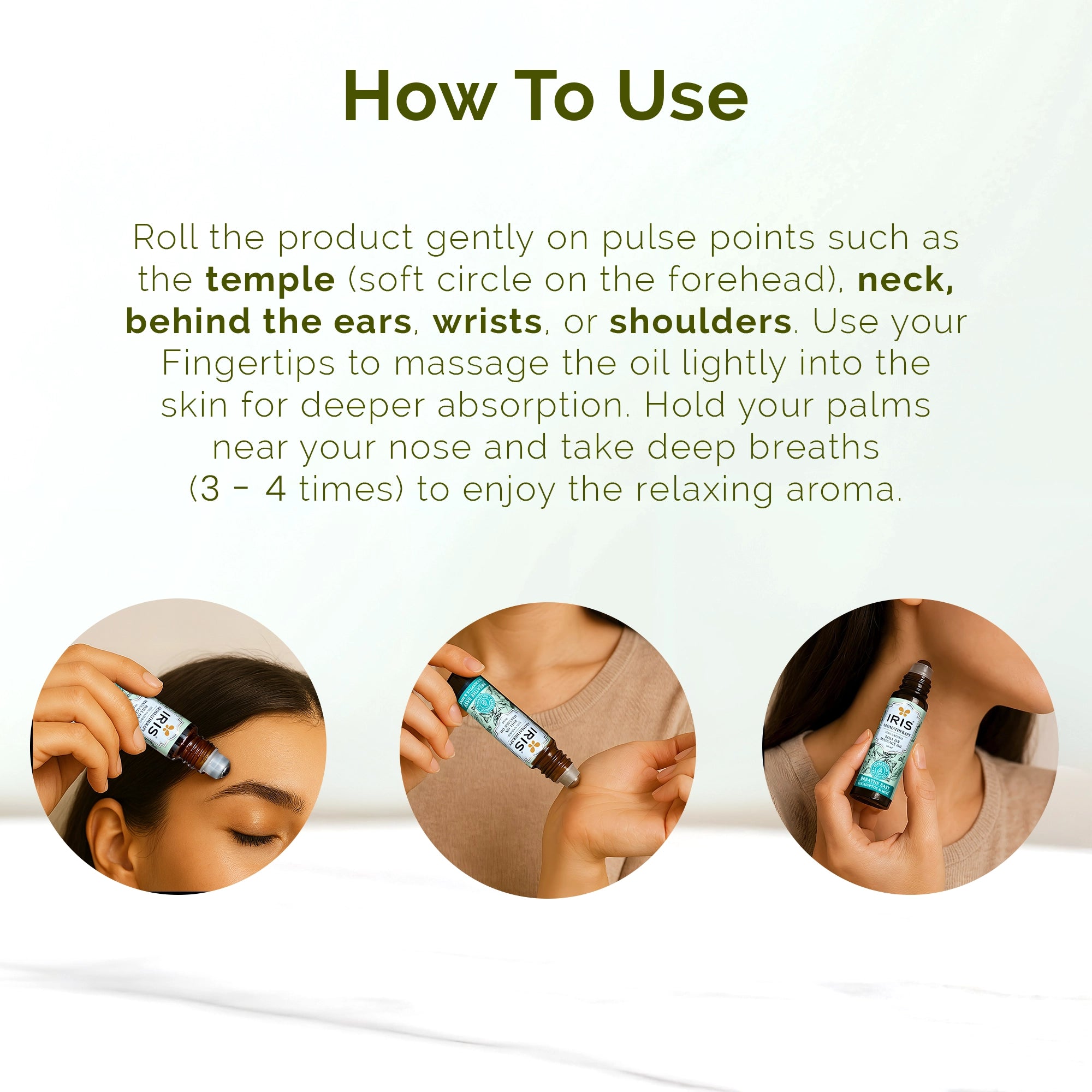 Muscle Relaxer Roll On Massage oil by IRIS Aromatherapy