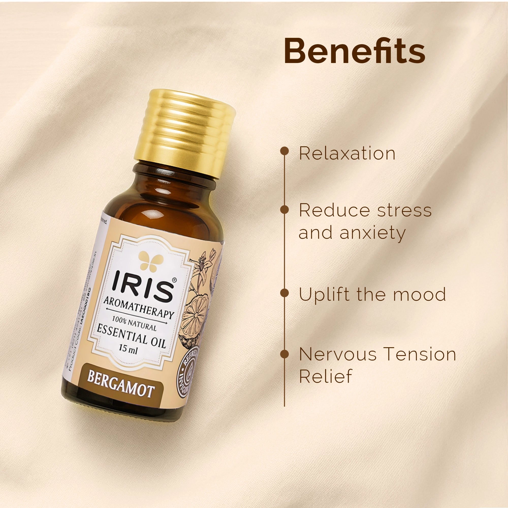 IRIS Aromatherapy Bergamot Essential Oil