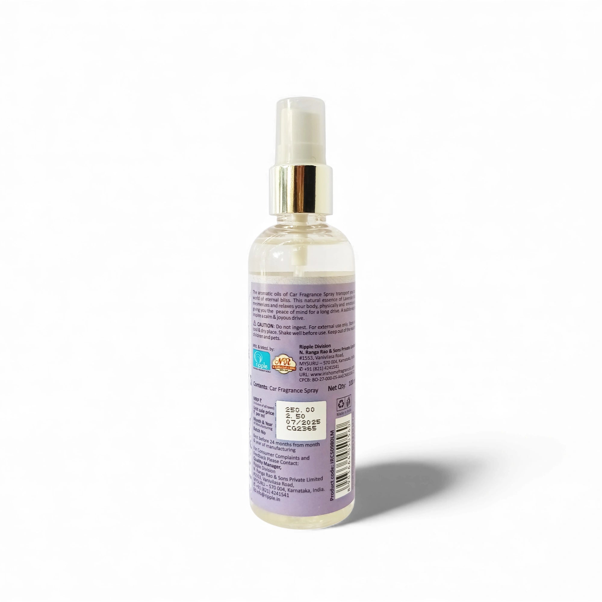 IRIS Lavender Mist Car Spray