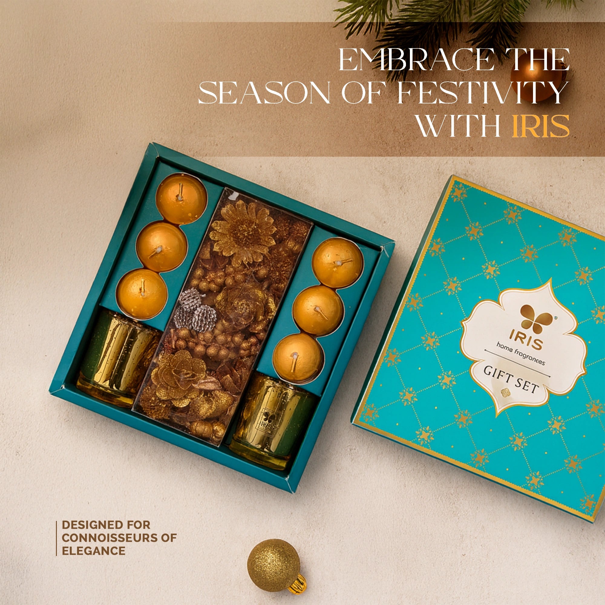 IRIS Candle & Home Decor Gift Box