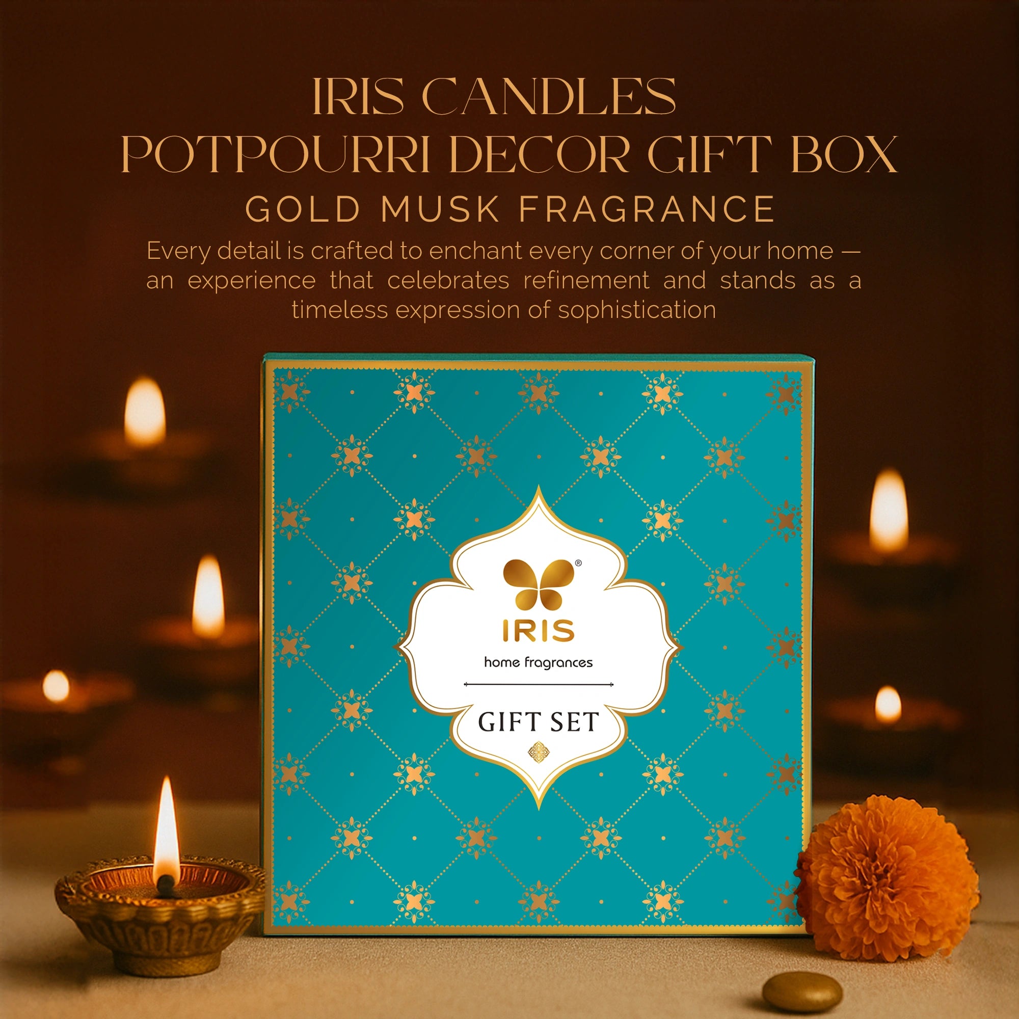 IRIS Candle & Home Decor Gift Box