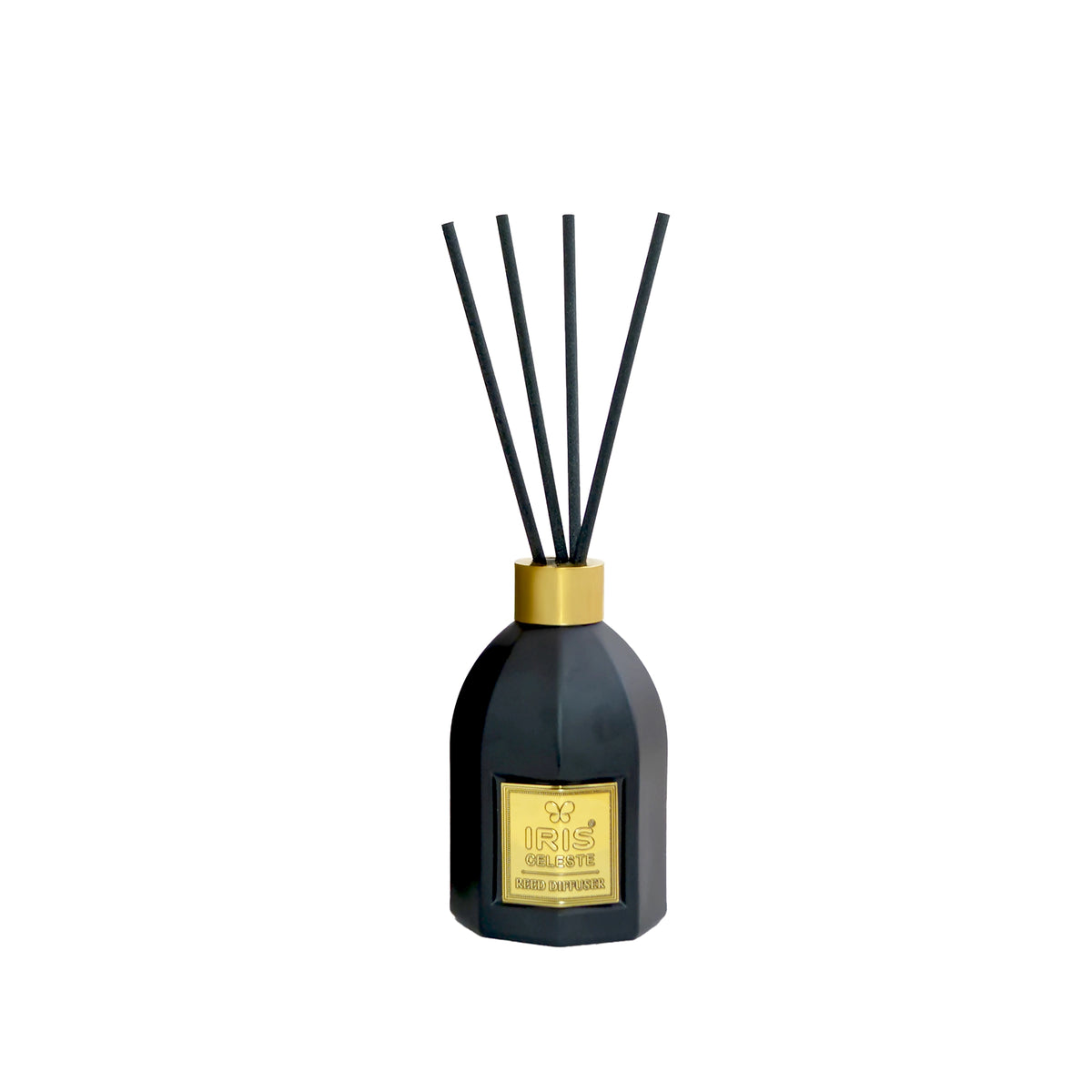 Isiris Reed Diffuser New IRIS Celeste Black Oudh Reed Diffuser Set – IRIS Home Fragrances