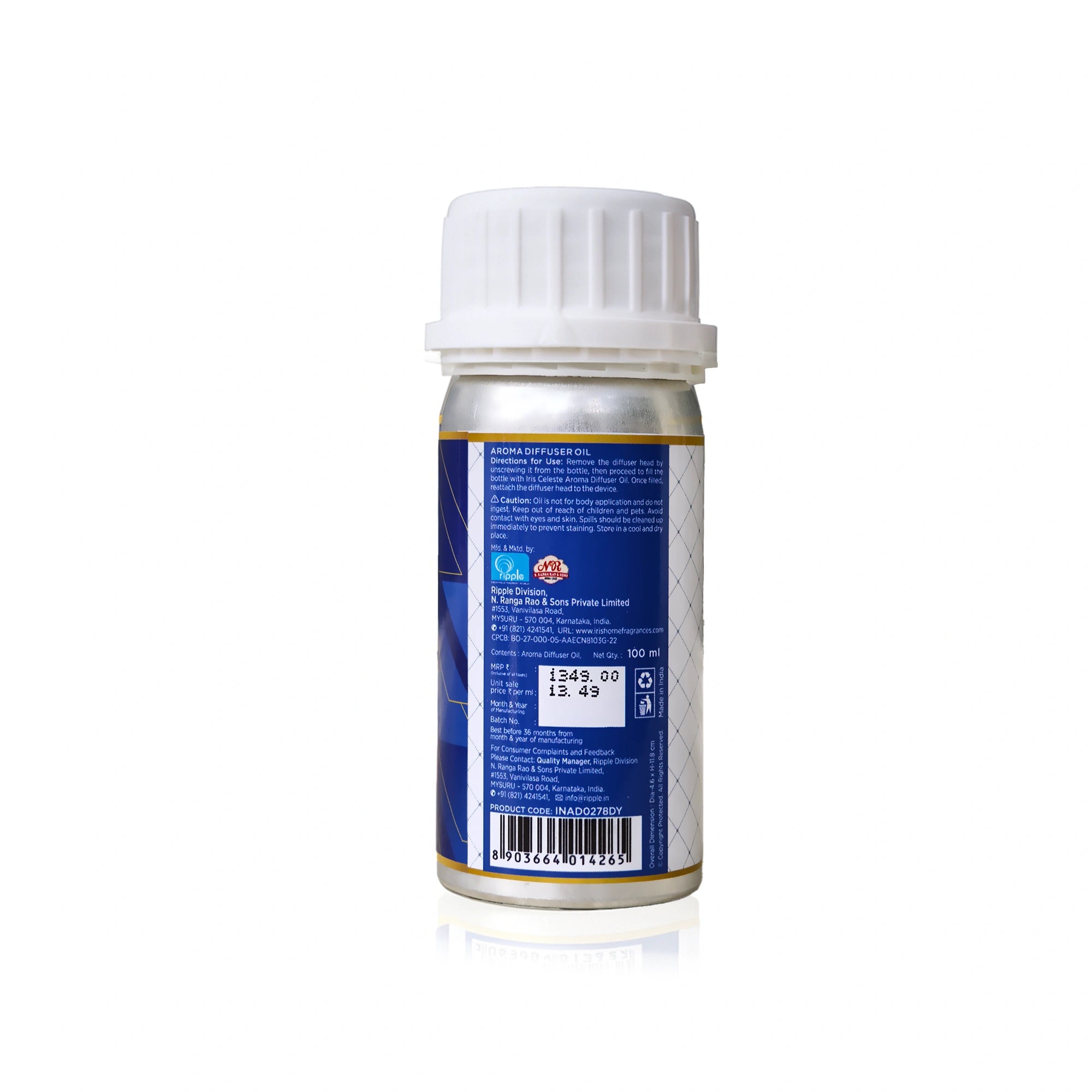 IRIS Celeste Dynamic Blue Aroma Diffuser Oil