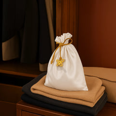 IRIS Celeste White Musk Fragrance Pouch for Car, Wardrobe & Closets - Eva Beads