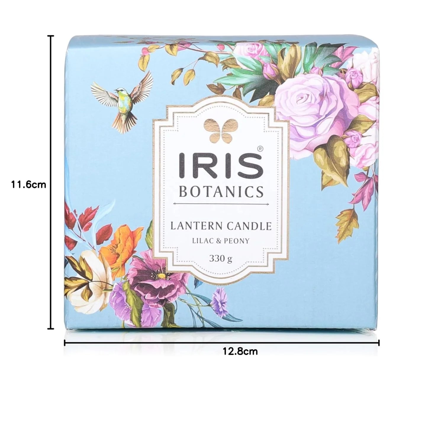 IRIS Botanics Wax Lantern candle - Lilac & Peony