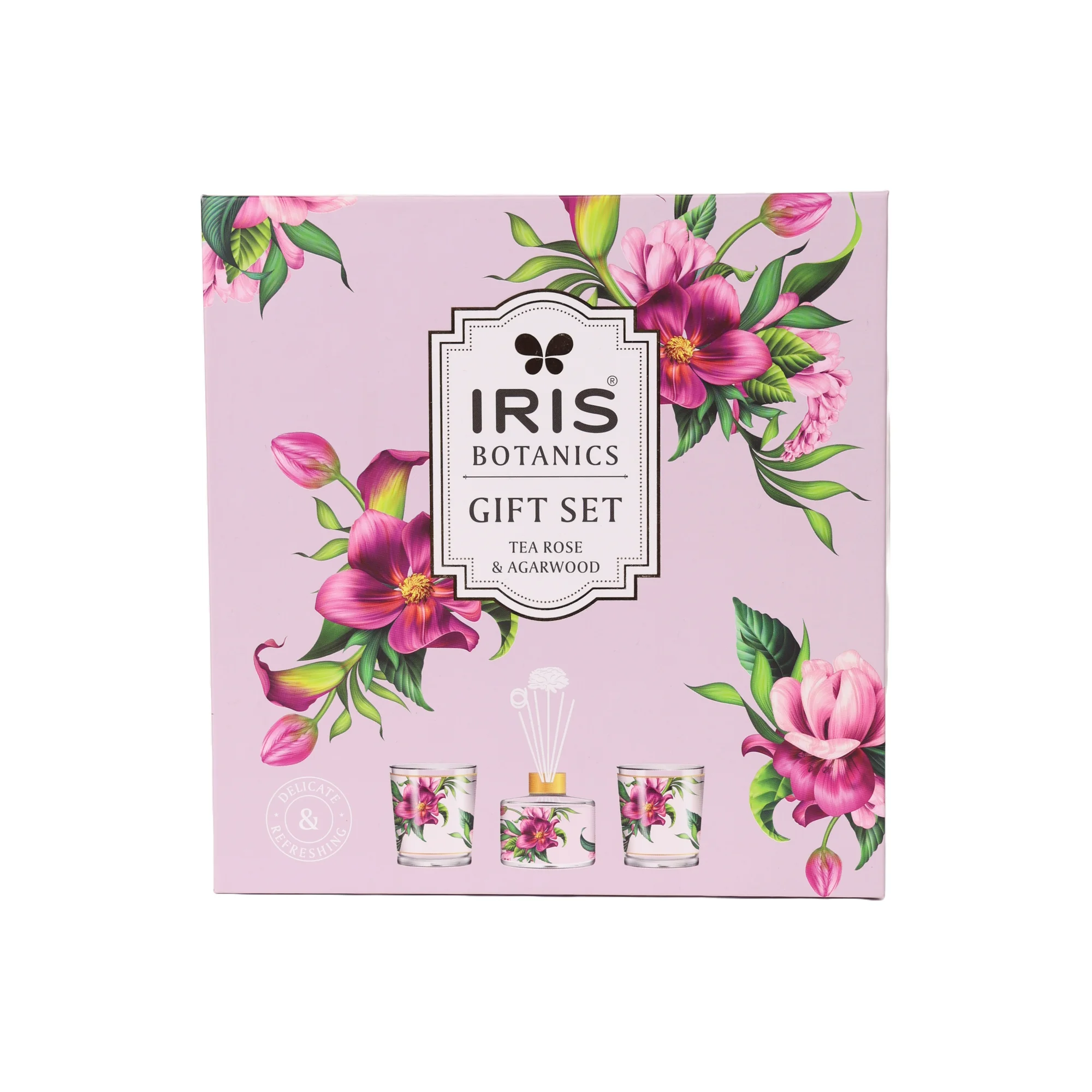 IRIS BOTANICS TEA ROSE & AGARWOOD GIFT SET