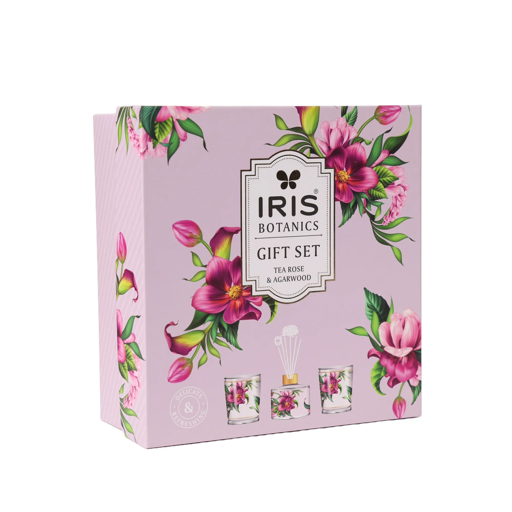 IRIS BOTANICS TEA ROSE & AGARWOOD GIFT SET