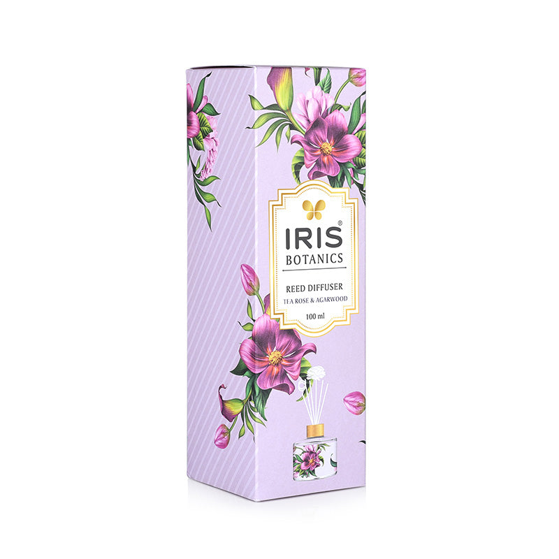IRIS Botanics Reed Diffuser Tea Rose & Agarwood