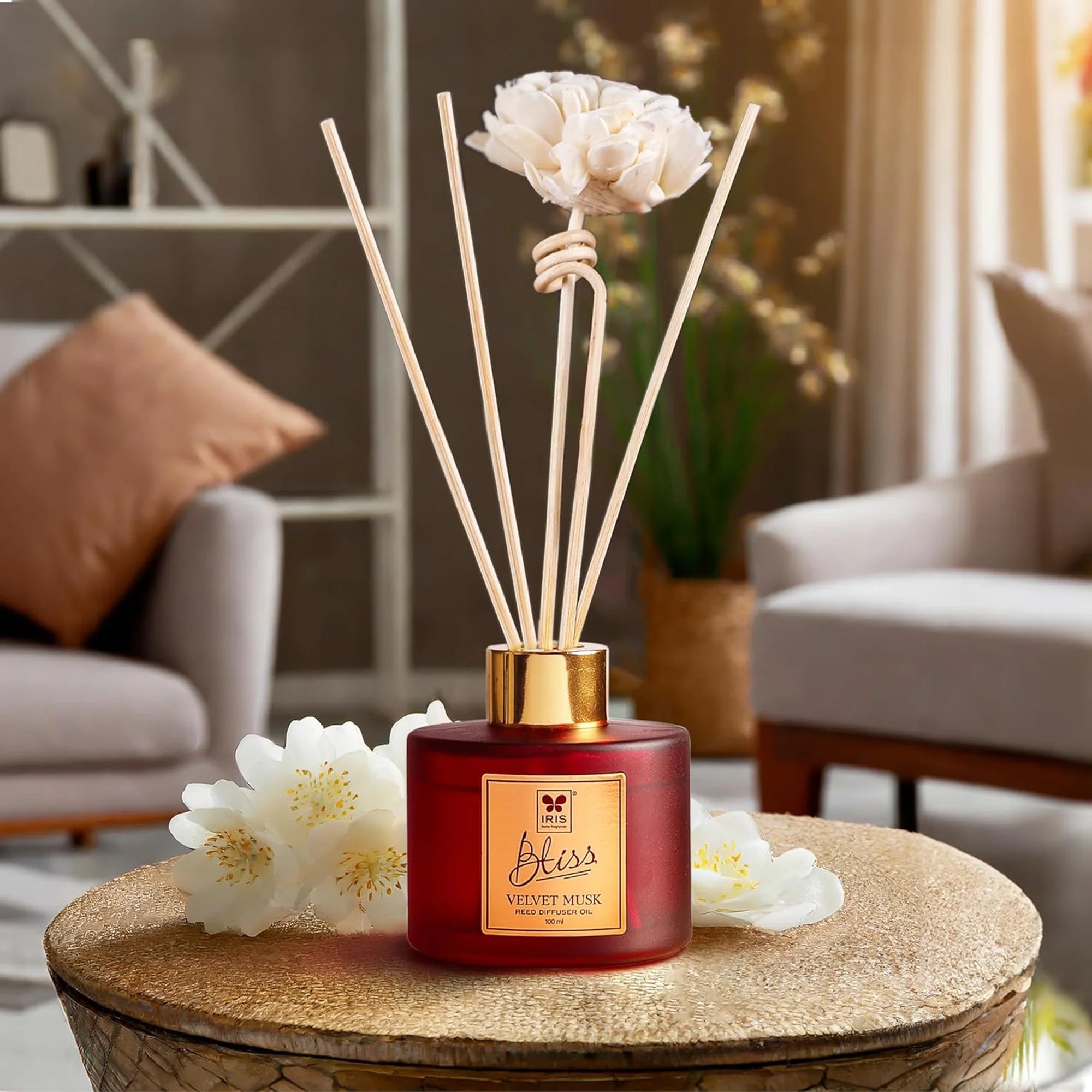 Iris Bliss Velvet Musk Reed Diffuser Set