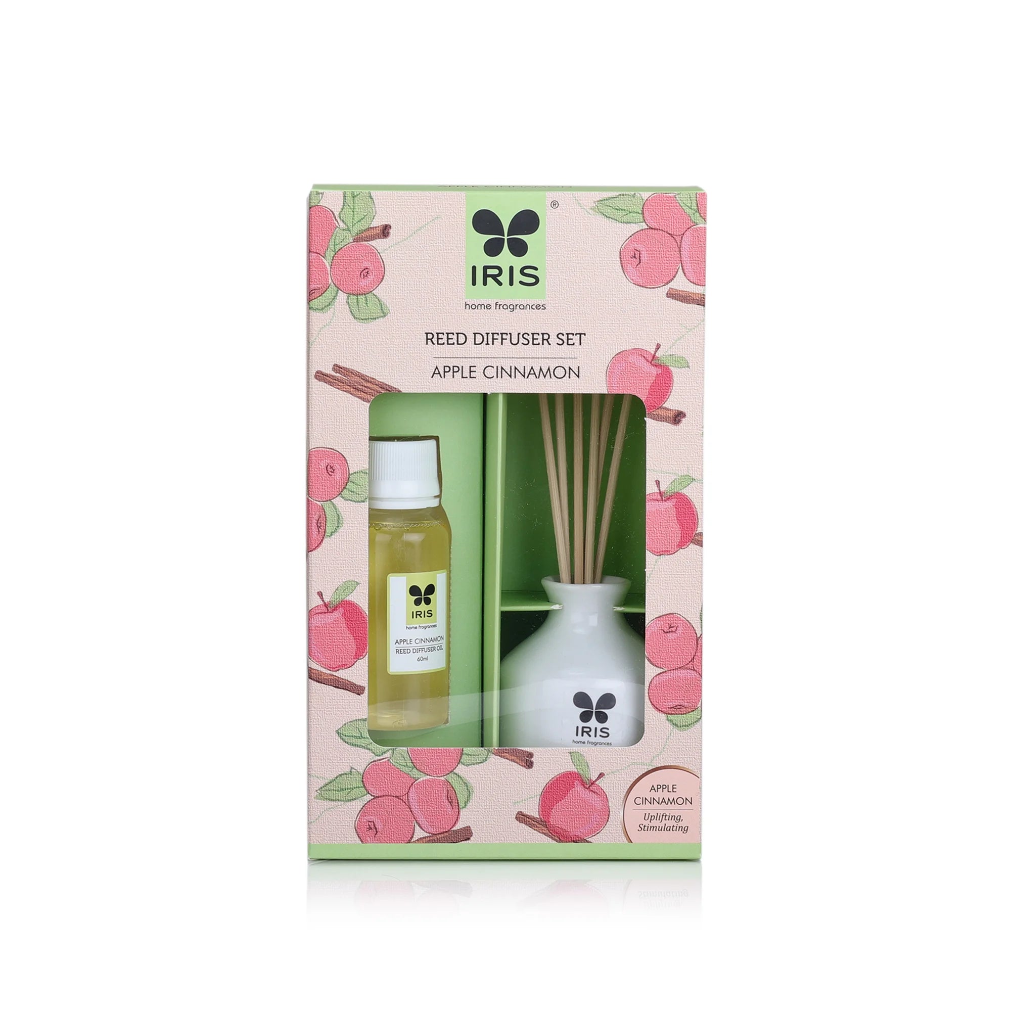 IRIS Apple Cinnamon Reed Diffuser Set 101