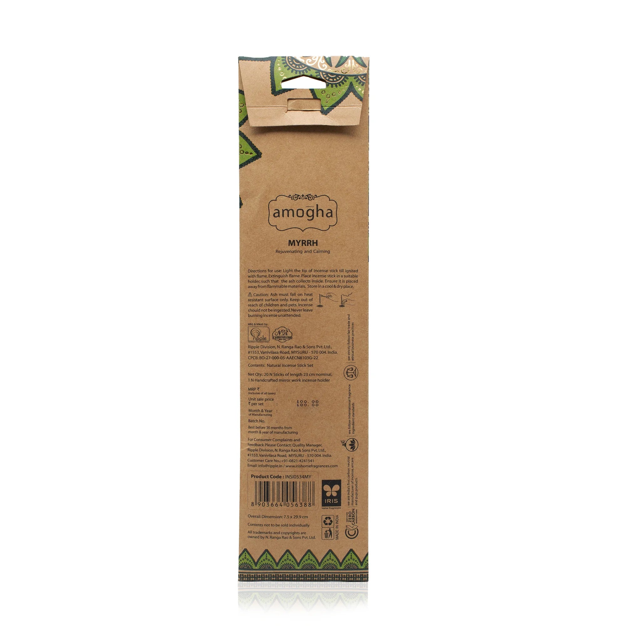 Amogha Myrrh Incense Sticks