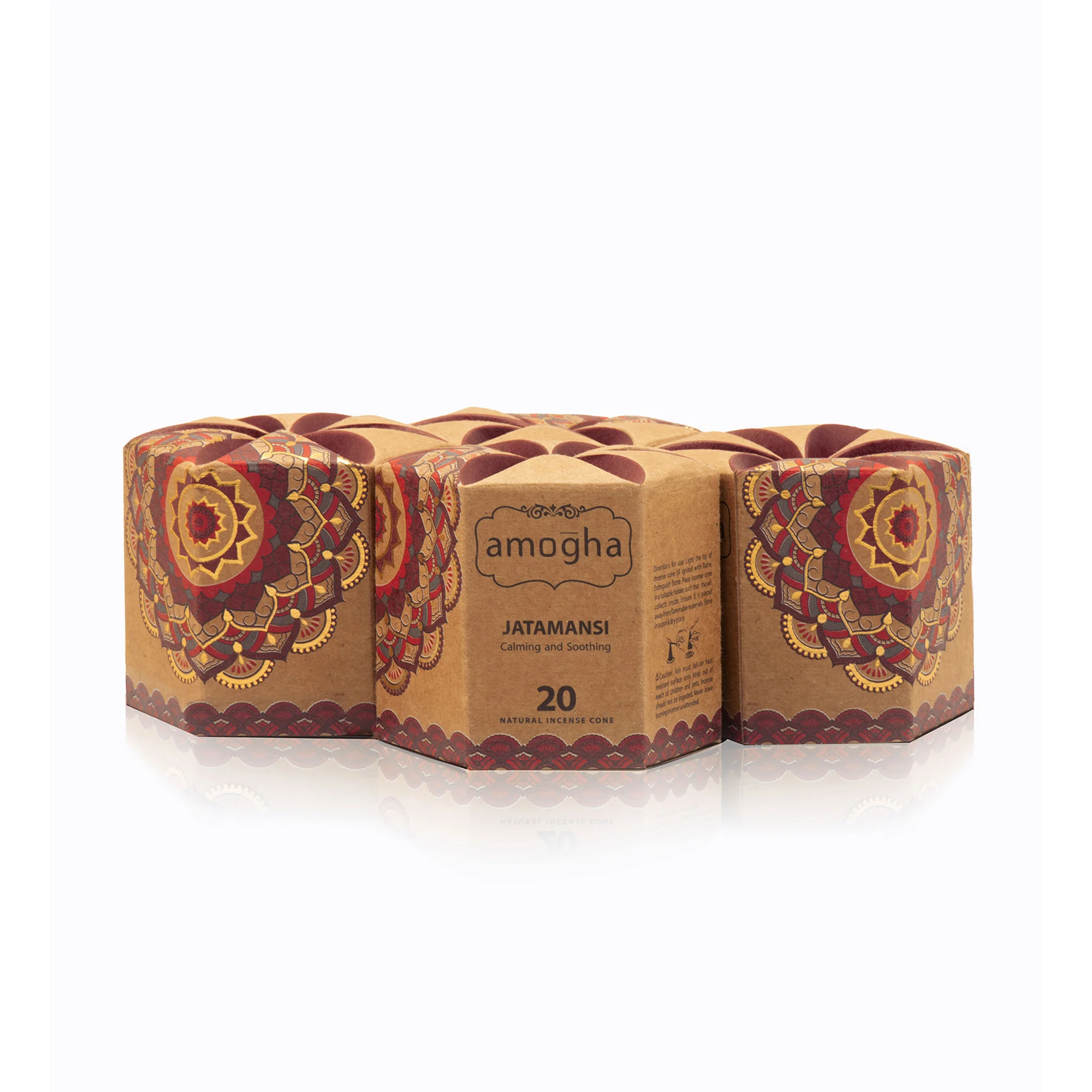 Amogha Incense cones Jatamansi - Set of 4