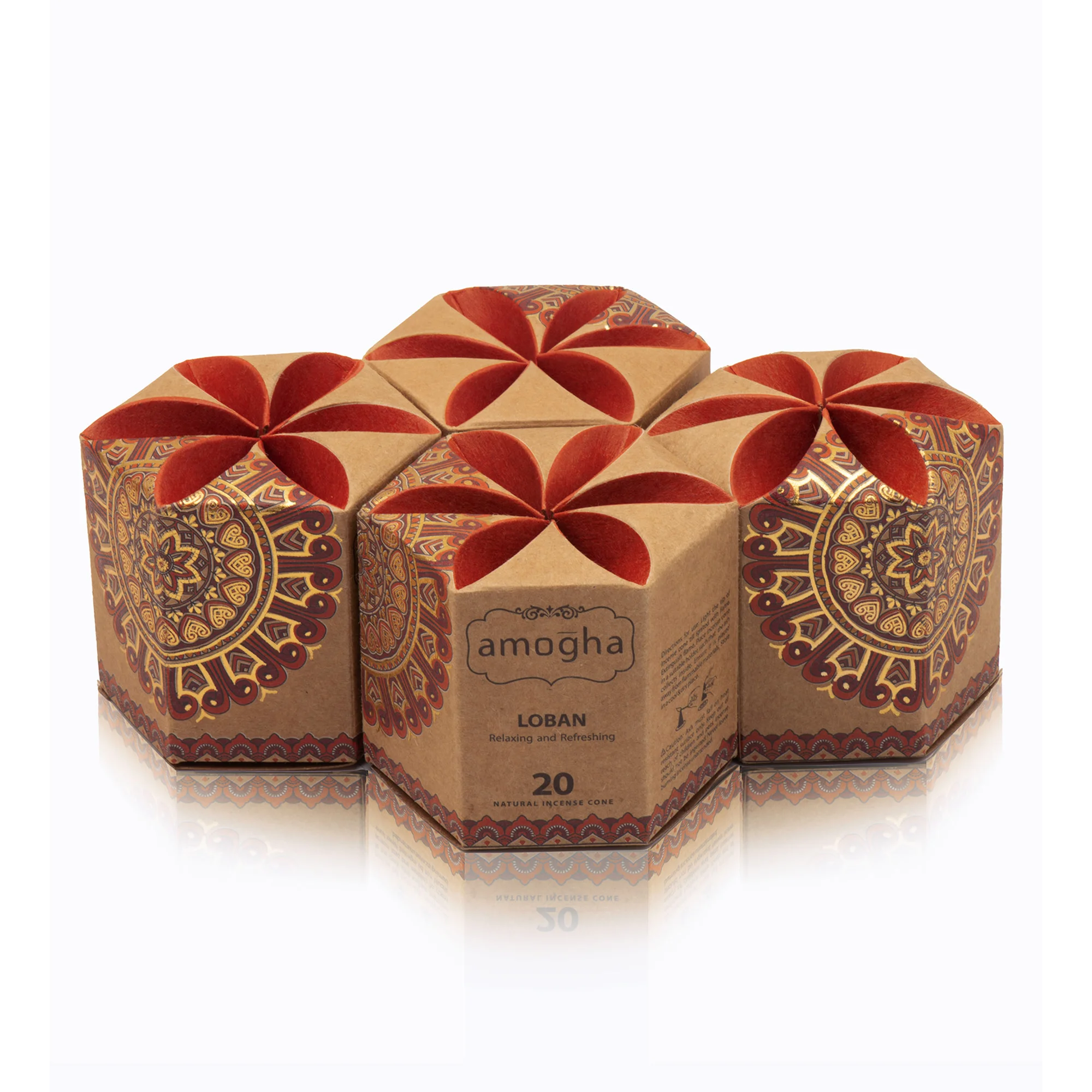 Amogha Incense cones Loban - Set of 4