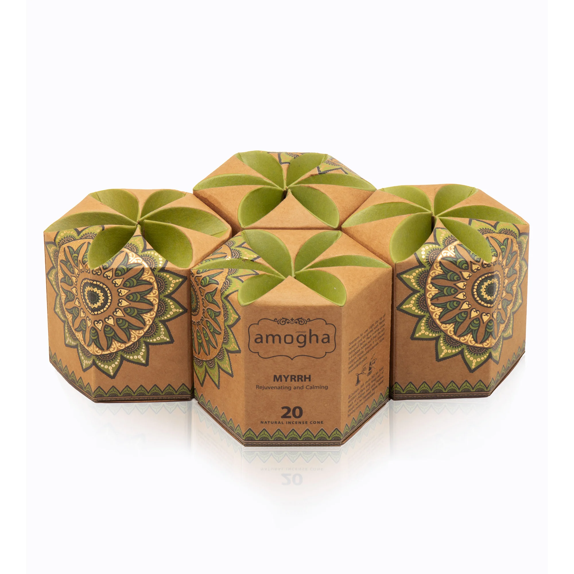 Amogha Incense cones Myrrh Set of 4