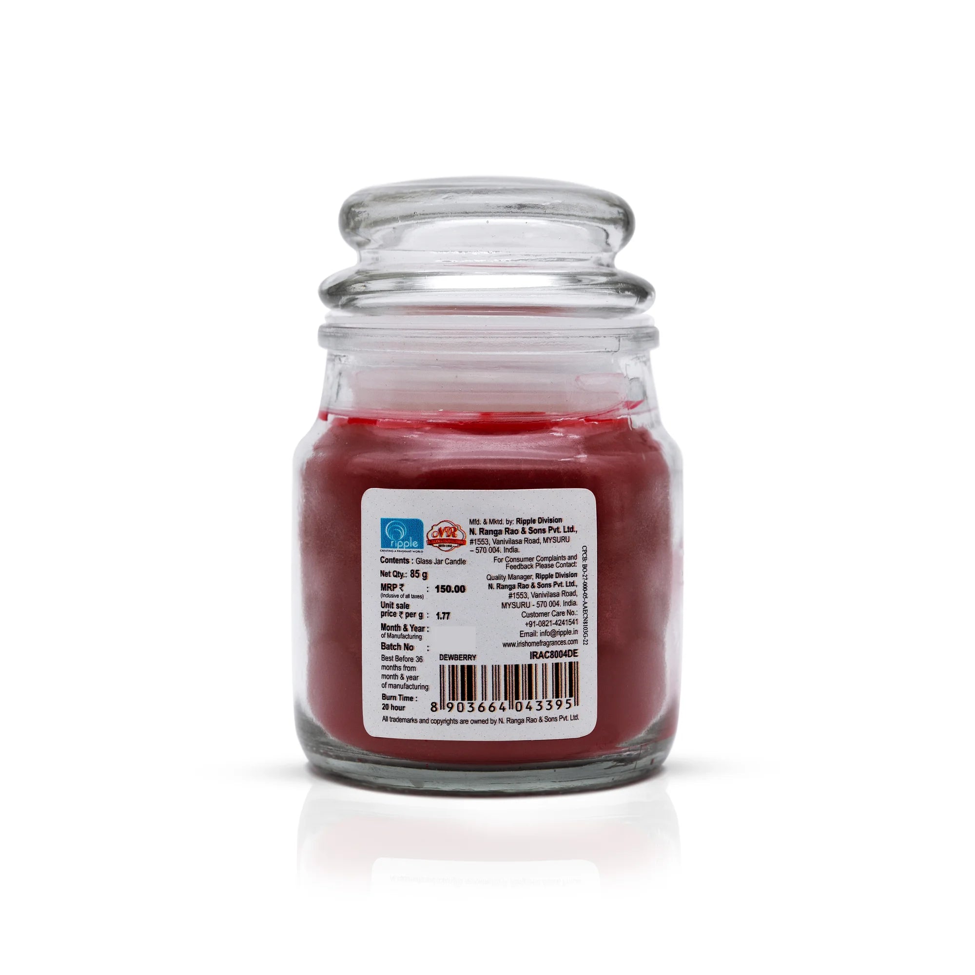 IRIS Dewberry Jar Candle