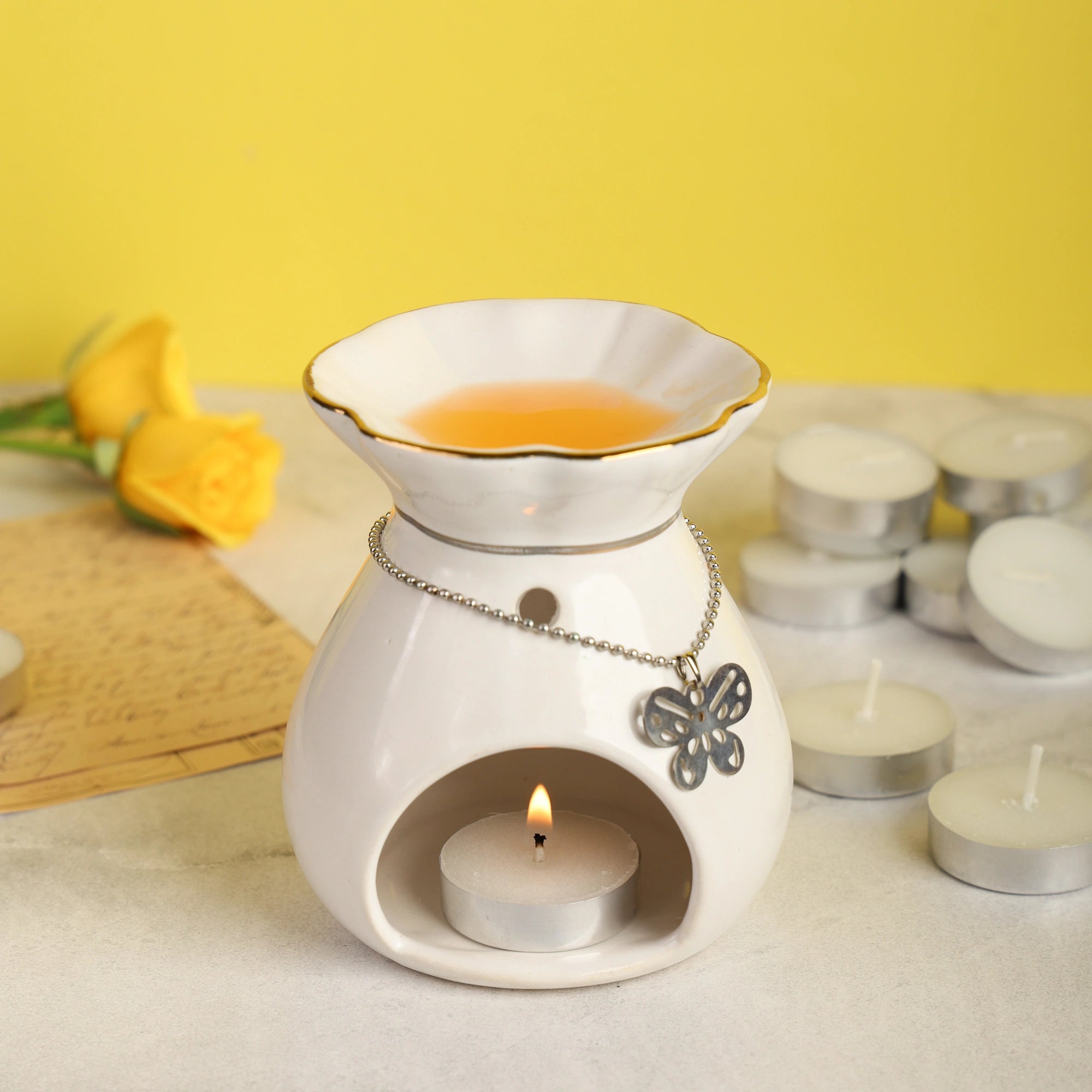 IRIS Pack of 50 Unscented Tea lights Home Spa