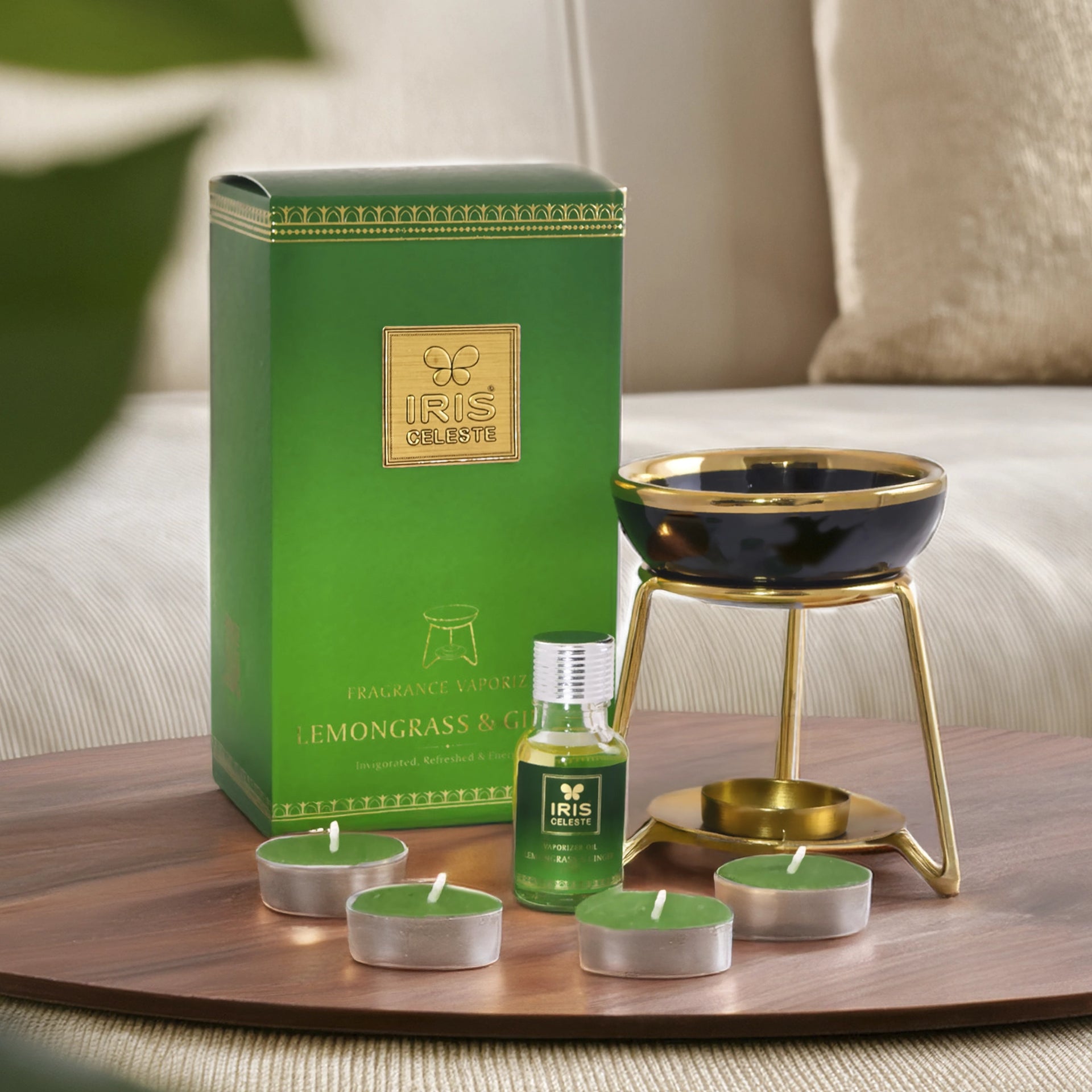 Lemongrass Ginger Vaporizer | Fresh Home Fragrance – IRIS Home