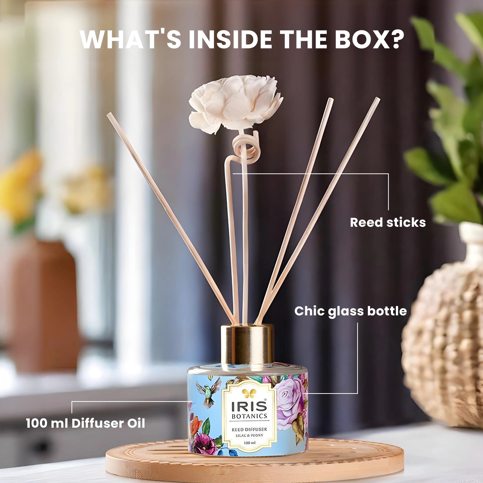 IRIS Botanics Reed Diffuser Lilac & Peony