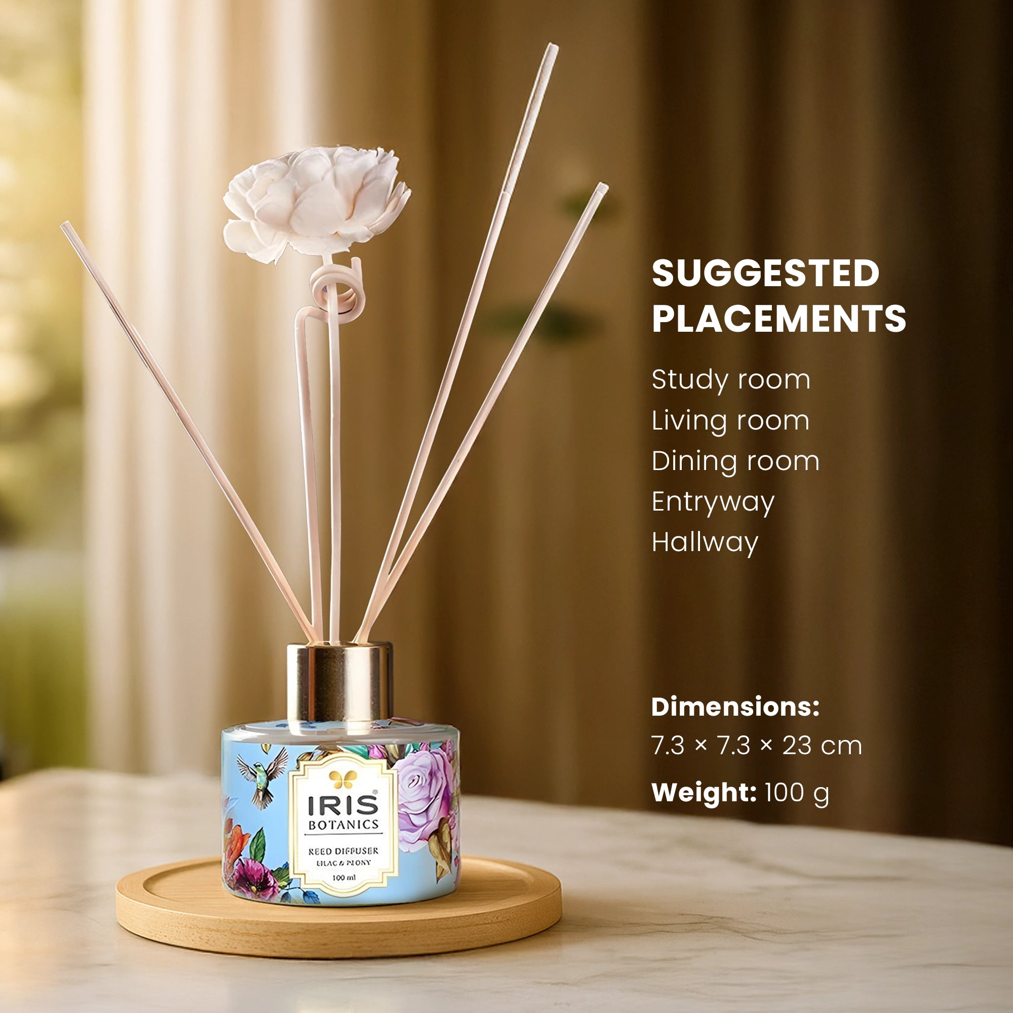 IRIS Botanics Reed Diffuser Lilac & Peony