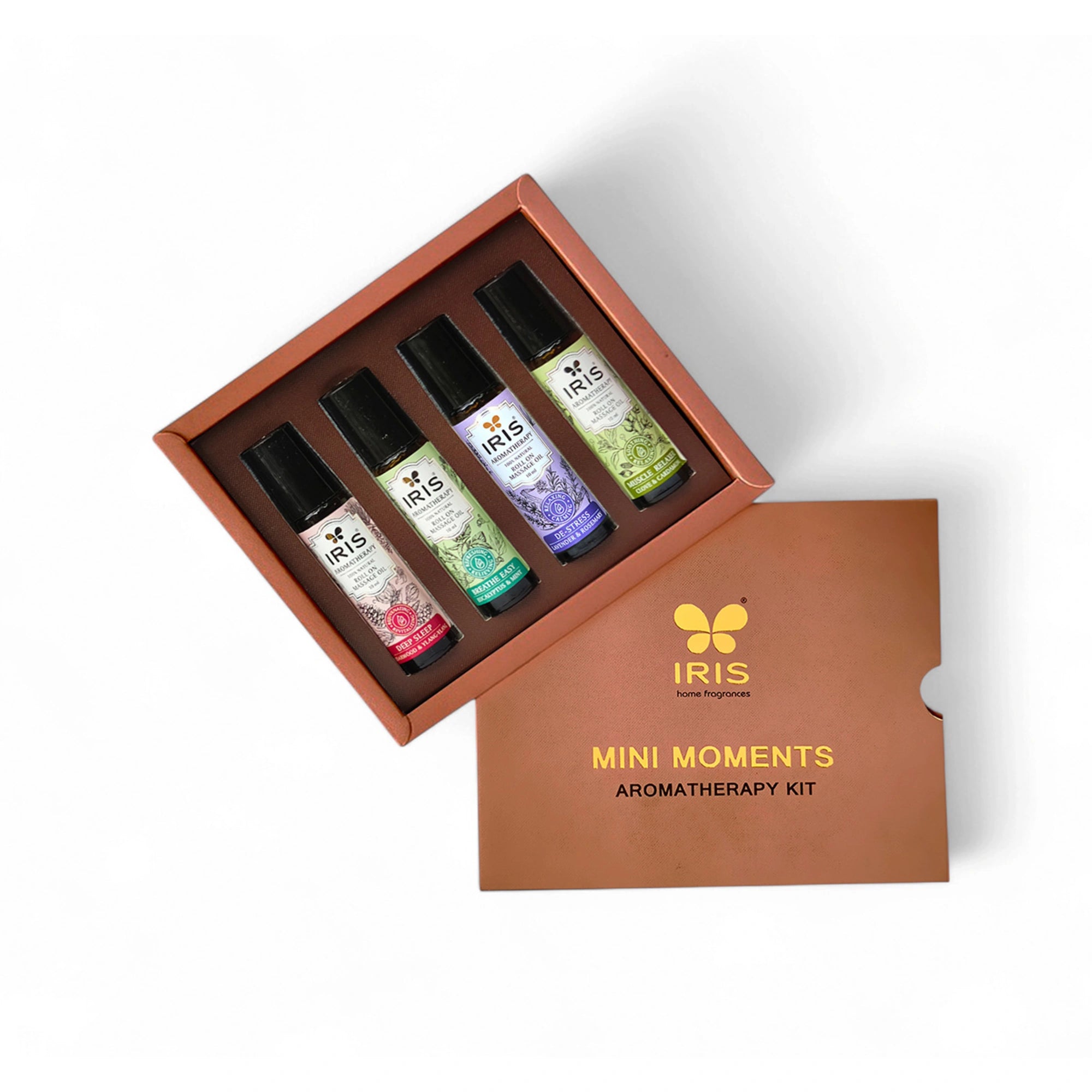 IRIS Mini Moments Wellness Gift Box | Aromatherapy Roll ON Kit