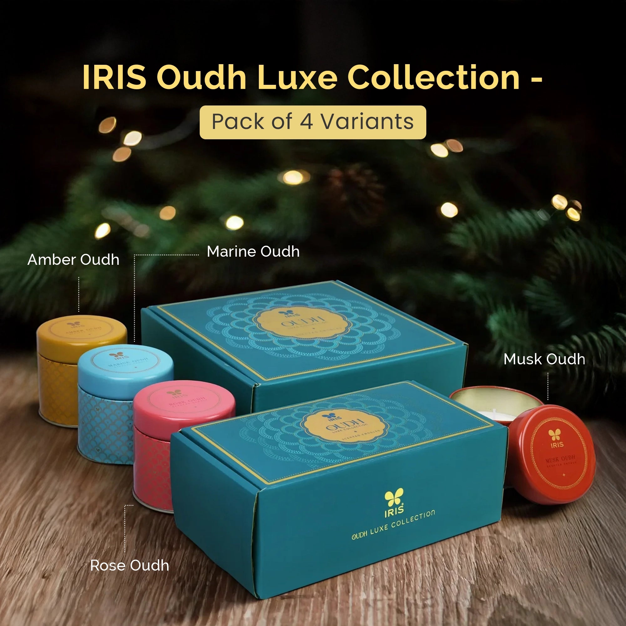 IRIS Oudh Luxe Collection - Pack of 4 Variants