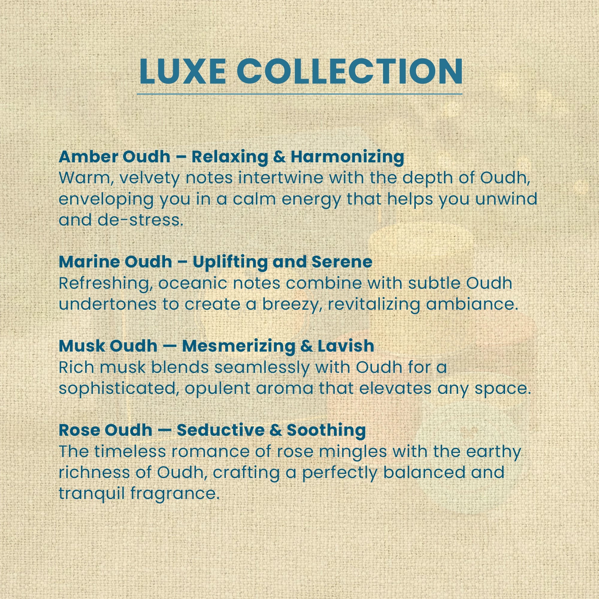 IRIS Oudh Luxe Collection - Pack of 4 Variants