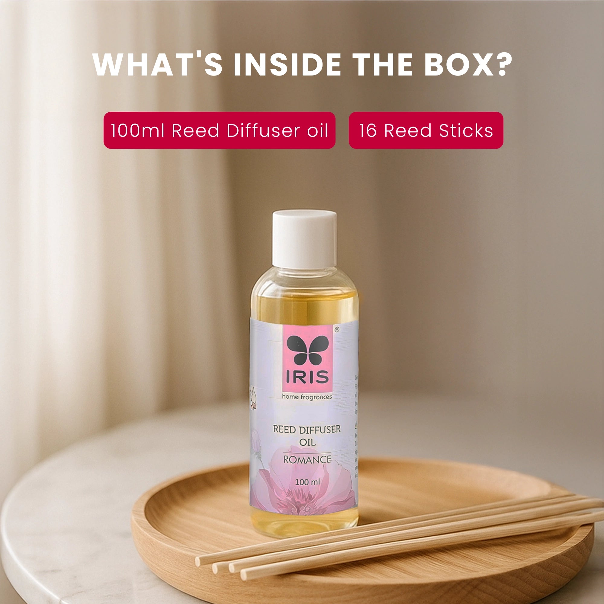 IRIS Romance Reed diffuser Refill Pack