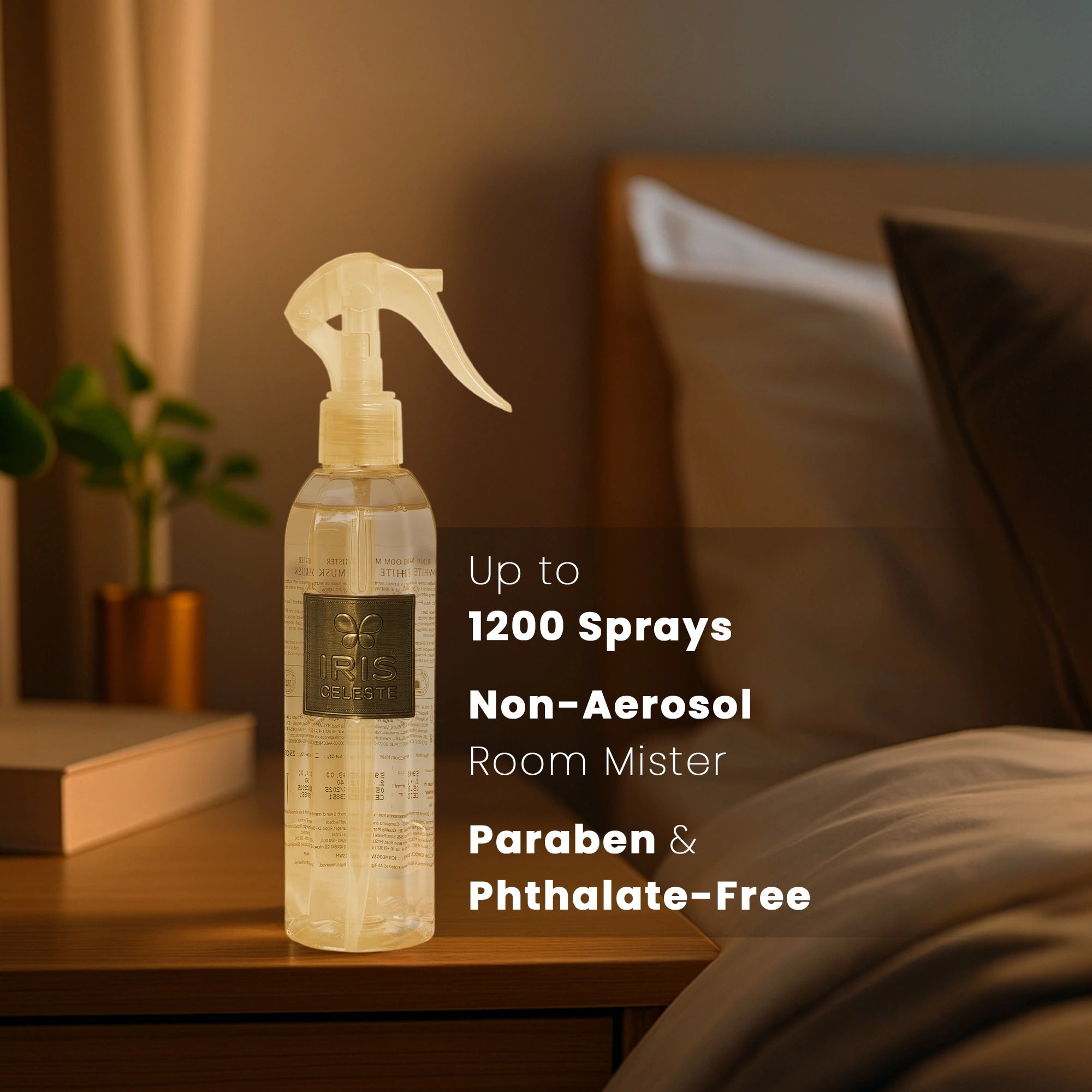 IRIS Celeste Black Oudh Room Mister