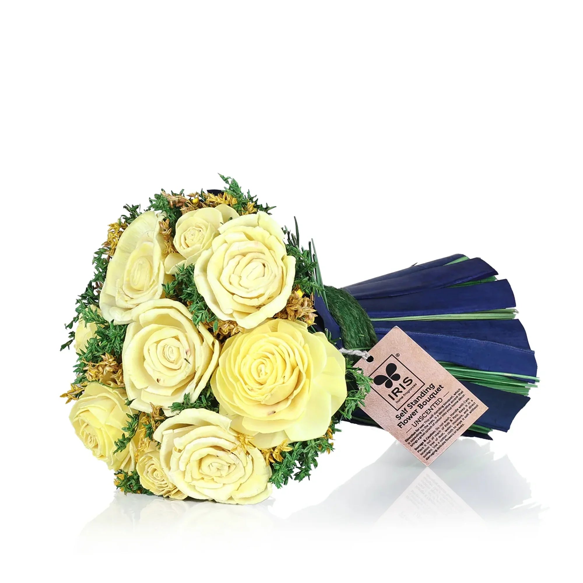 Self Standing Flower Bouquet- Yellow - Unscented