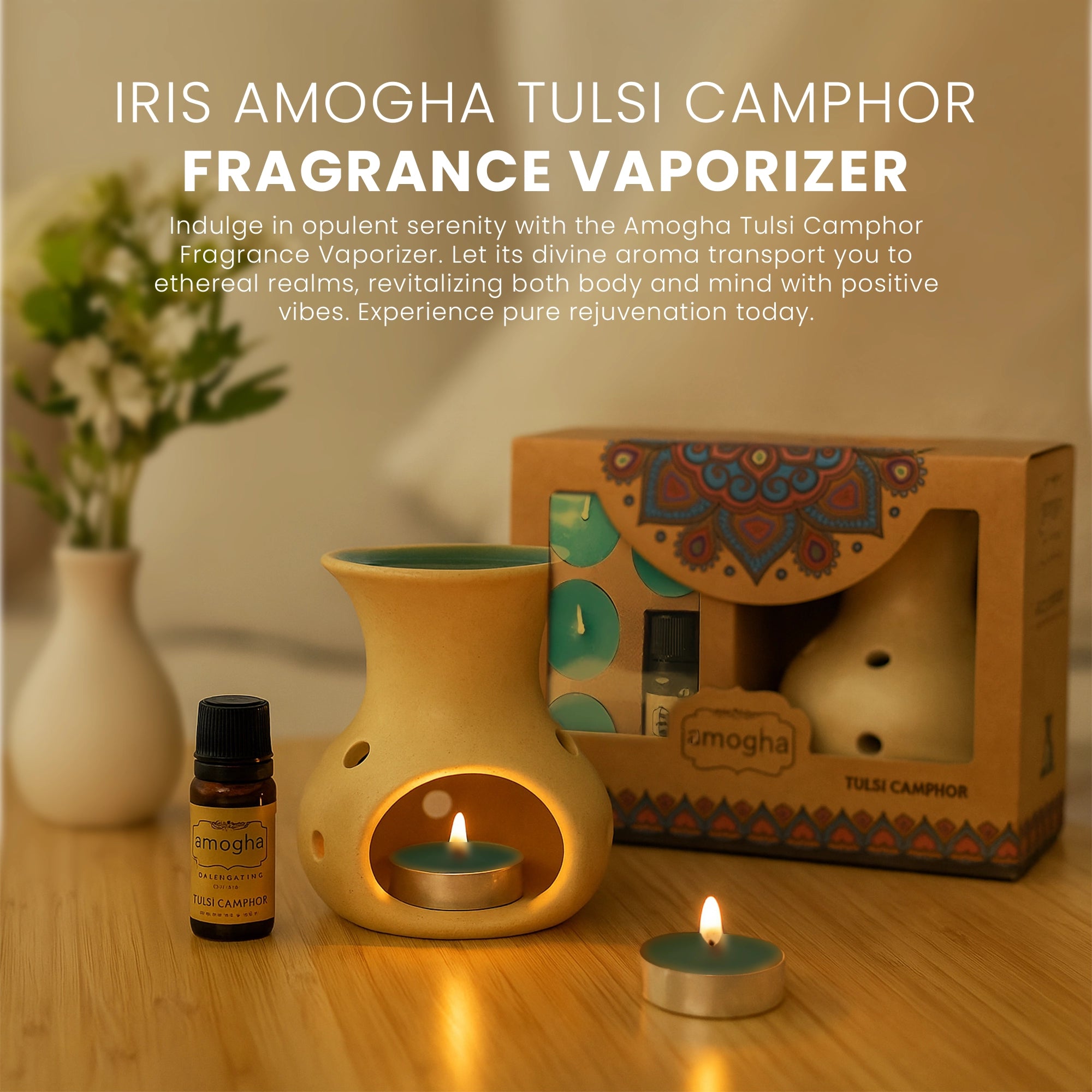 IRIS Amogha Tulsi Camphor Fragrance Vaporizer