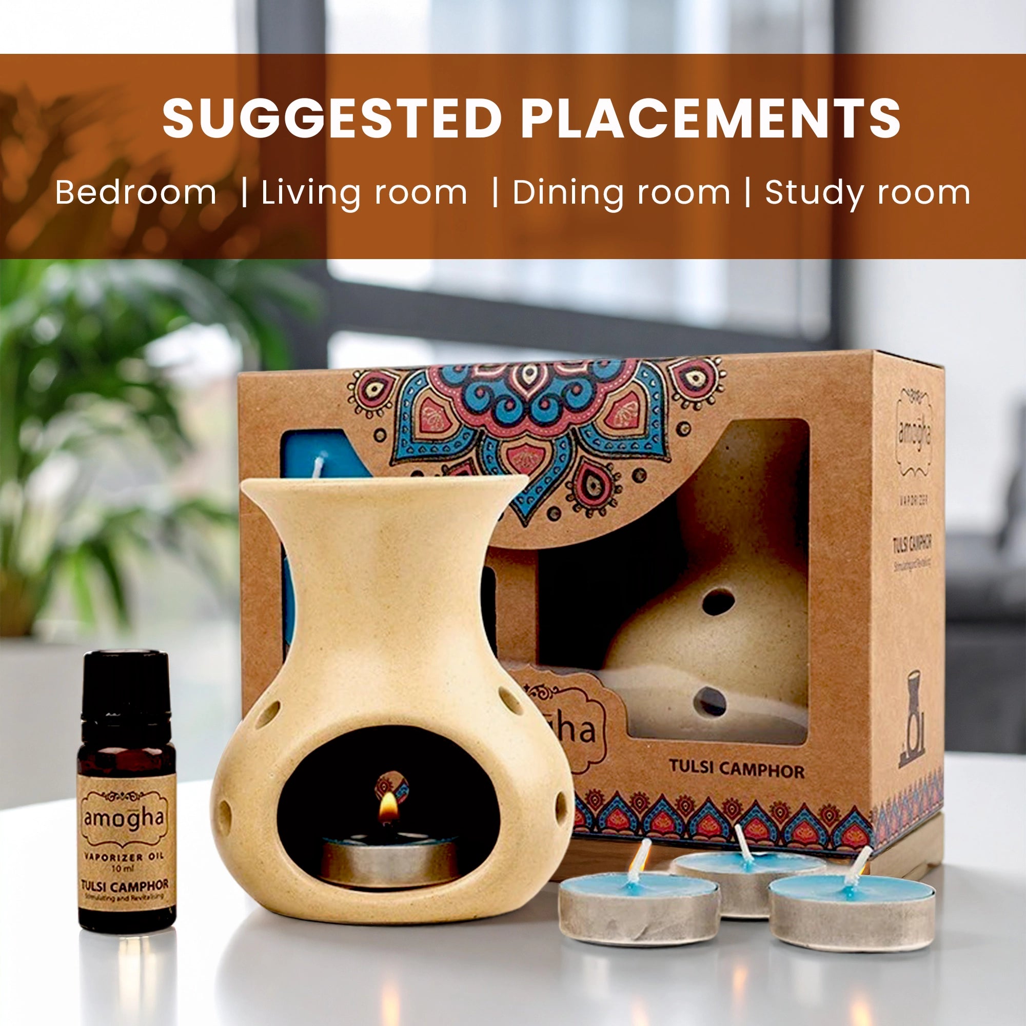 IRIS Amogha Tulsi Camphor Fragrance Vaporizer