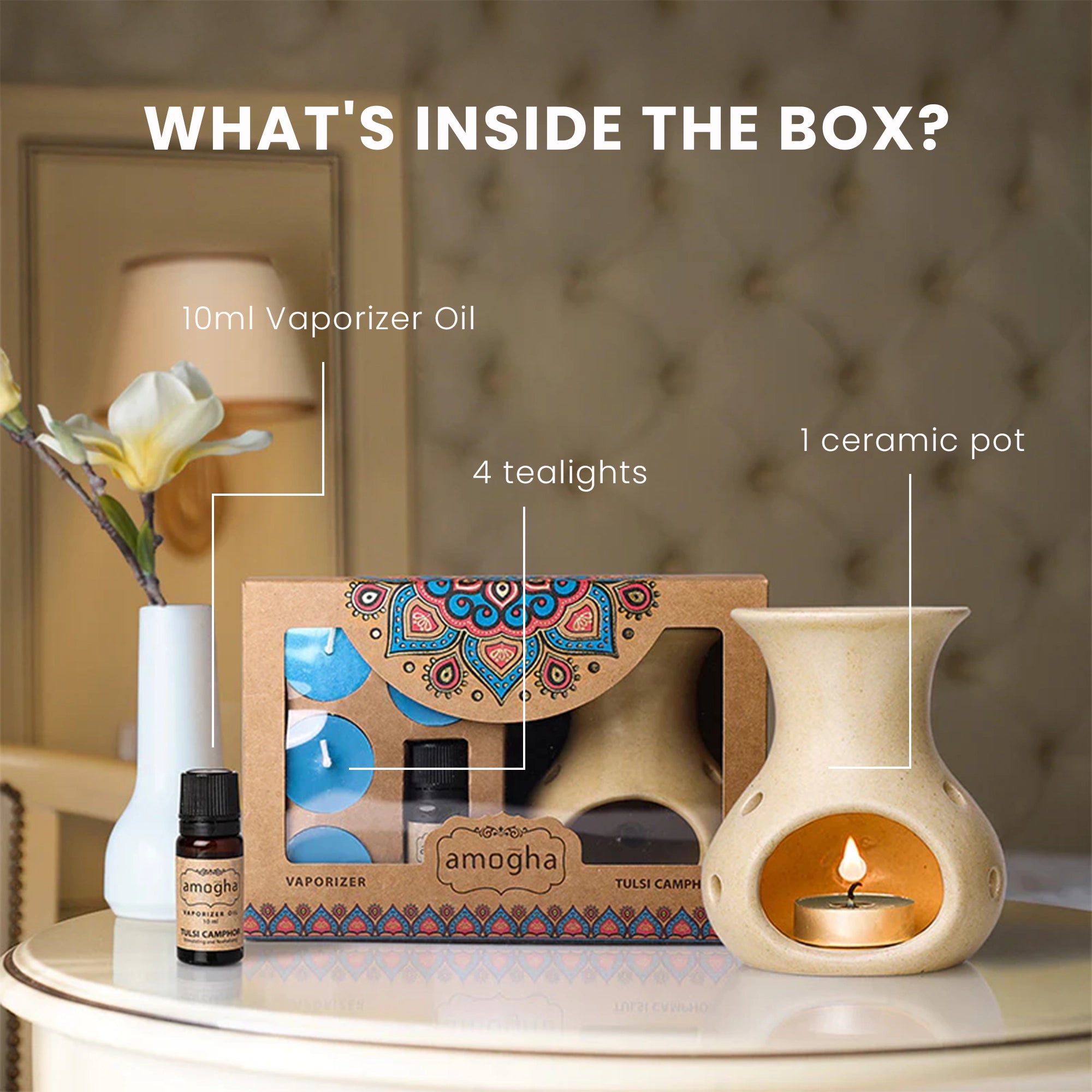 IRIS Amogha Tulsi Camphor Fragrance Vaporizer