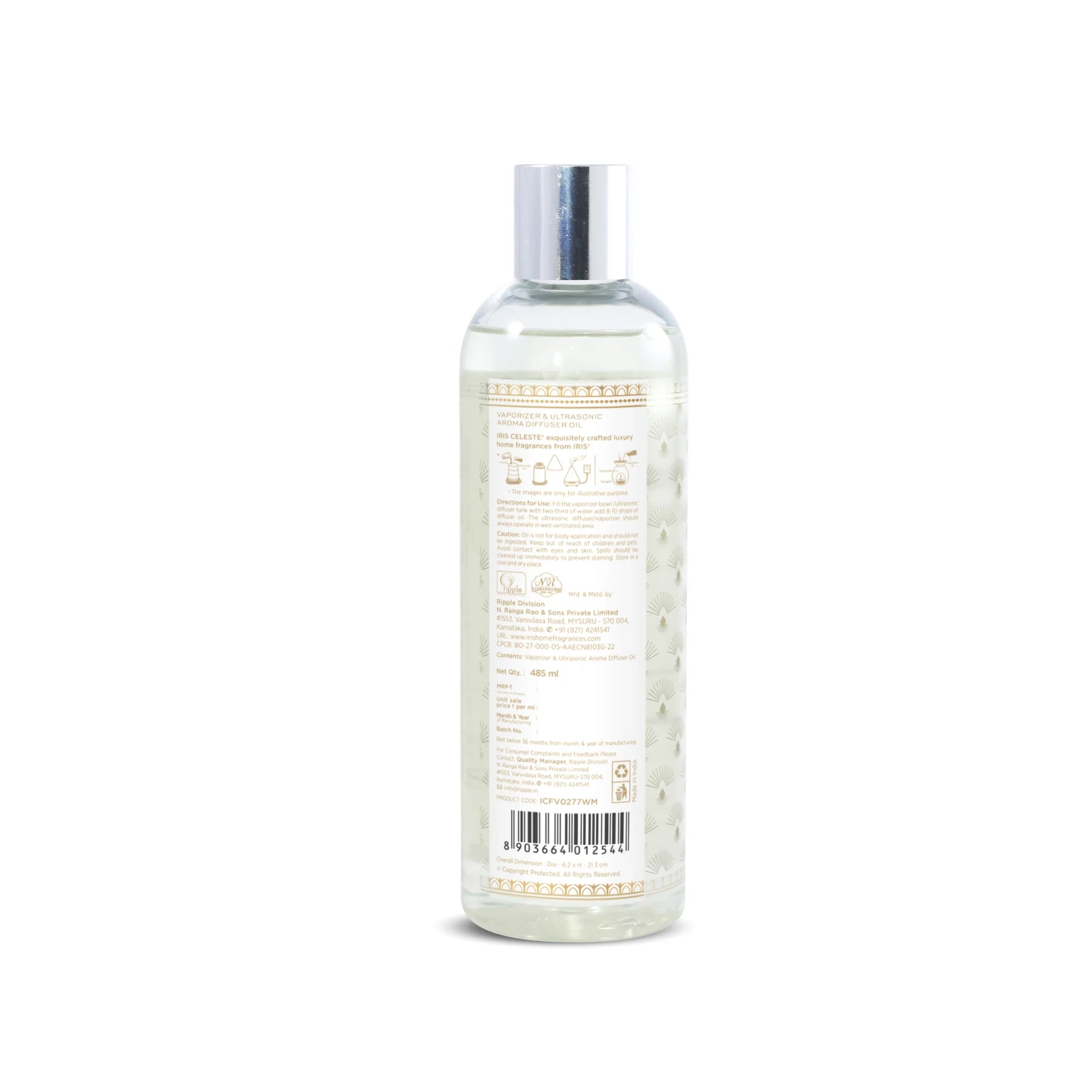 IRIS Celeste White Musk Vaporizer & Ultrasonic Aroma Diffuser Oil