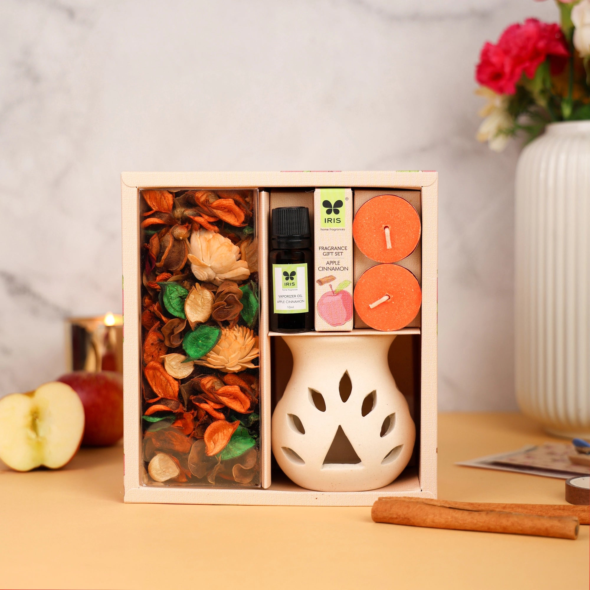 IRIS Apple Cinnamon Fragrance Gift Set