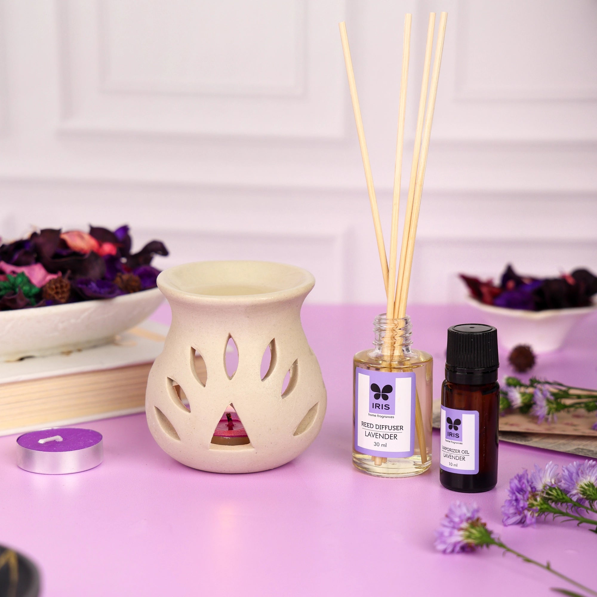 IRIS Home Fragrances | Candles and Reed Diffusers