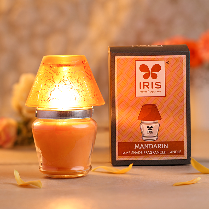 Lamp Shade Fragranced Candle- Mandarin