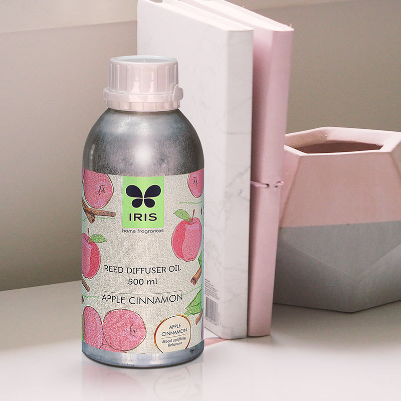 Isiris Reed Diffuser IRIS Apple Cinnamon Reed Diffuser Oil Refill Can 193 – IRIS Home Fragrances