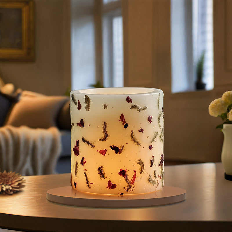 IRIS Botanics Wax Lantern candle - Lilac & Peony