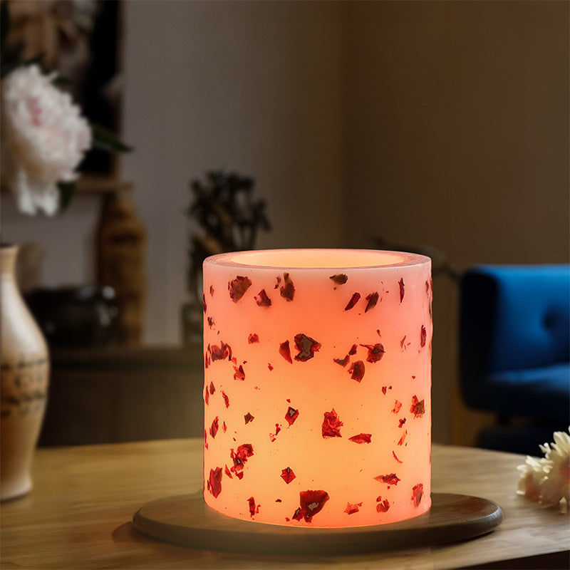 IRIS Botanics Wax Lantern candle - Tea Rose & Agarwood