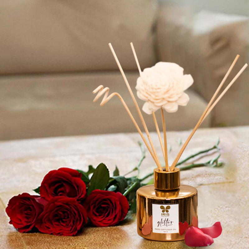 Ella & Iris Home Reed Diffuser Oil With Iris Scent - Long